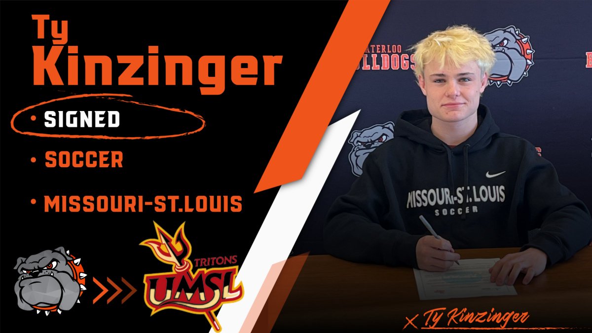 Congratulations to Ty Kinzinger on his commitment to University of Missouri - St. Louis.  Ty will be a member of the Tritons soccer team.  
FeedTheD.A.W.G.