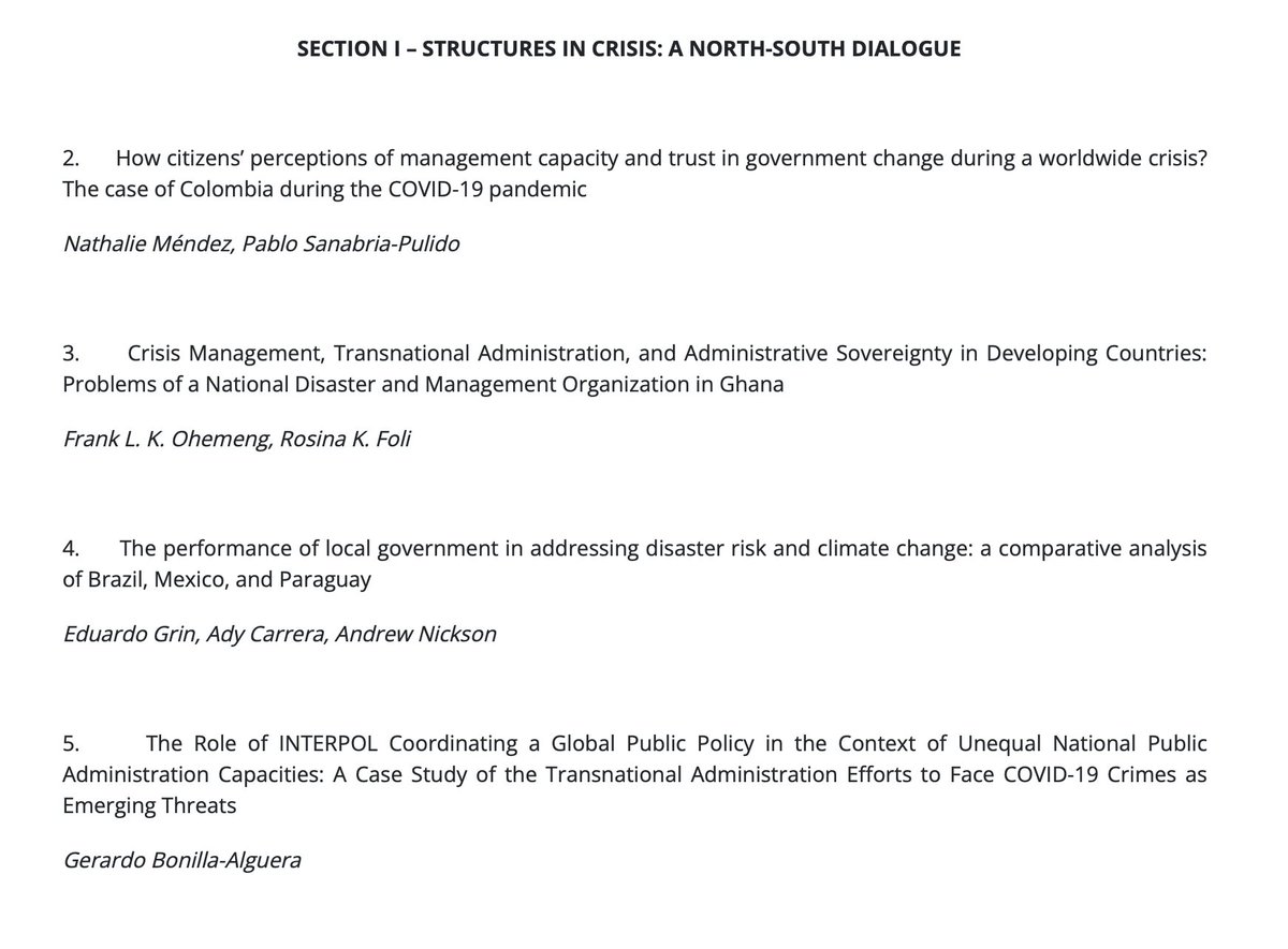 Ger_Bonilla's tweet image. 📢New publication. My chapter in The Routledge Handbook on Crisis, Polycrisis, and Public Administration focuses on the supranational levels of policymaking and its organizational implementation.