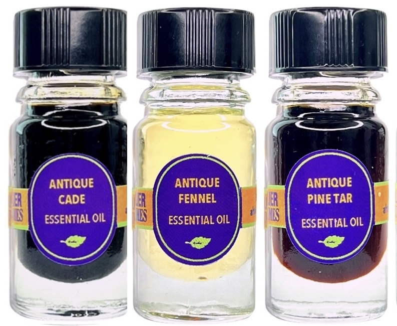 From The Vault – 3 Antique Essences!

Selling 9 bottles of each of these antique essential oils -- Cade, Fennel, and Pine Tar, from my treasured stash, aged well over 50 years, limit one of each per customer please.

$65 / 5 ml at aftelier.com/vault