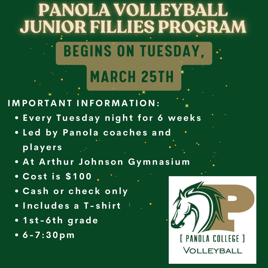 Panola College VB tweet media