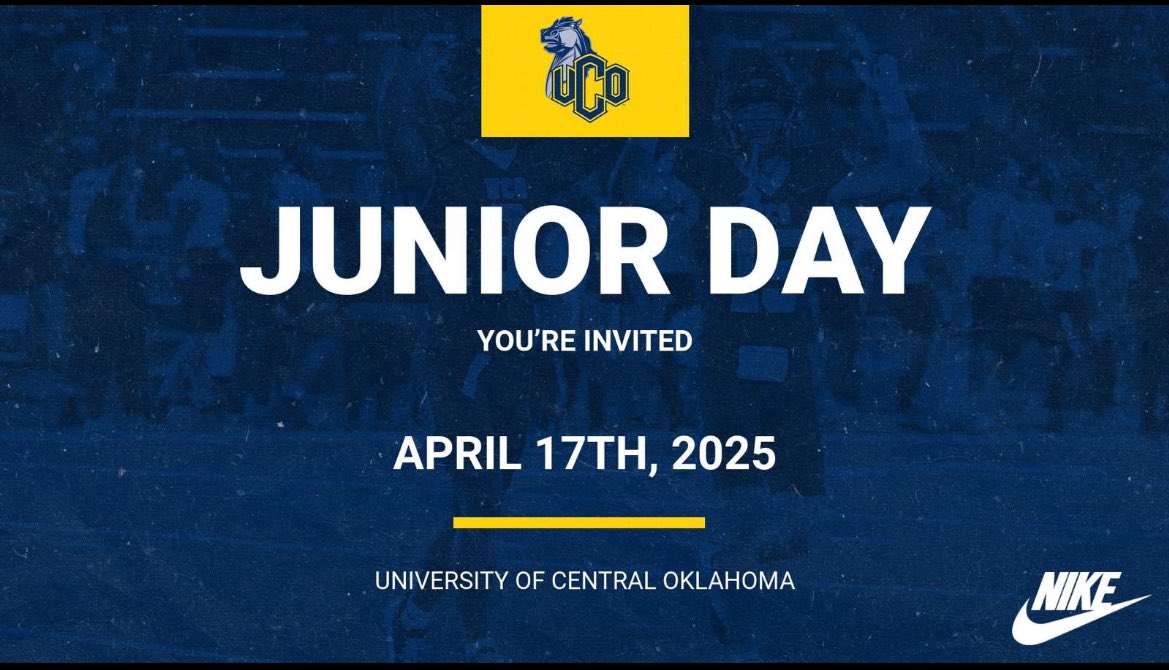 Thank you <a href="/Coach_TPearson/">Thomas Pearson</a> for the junior day invite! <a href="/ucobronchofb/">UCO Football</a> <a href="/DVFootballOFOD/">Del Valle Football</a> <a href="/ContrerasDVOFOD/">Rudy Contreras</a>