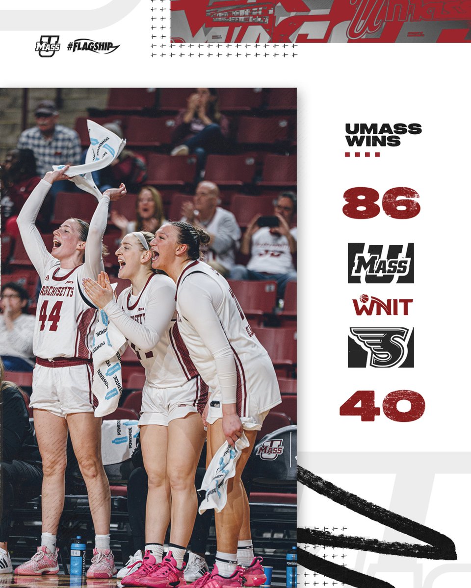 𝒮𝓀𝓎 is the limit ☁️

Minutewomen advance to the second round of the WNIT!

#Flagship🚩