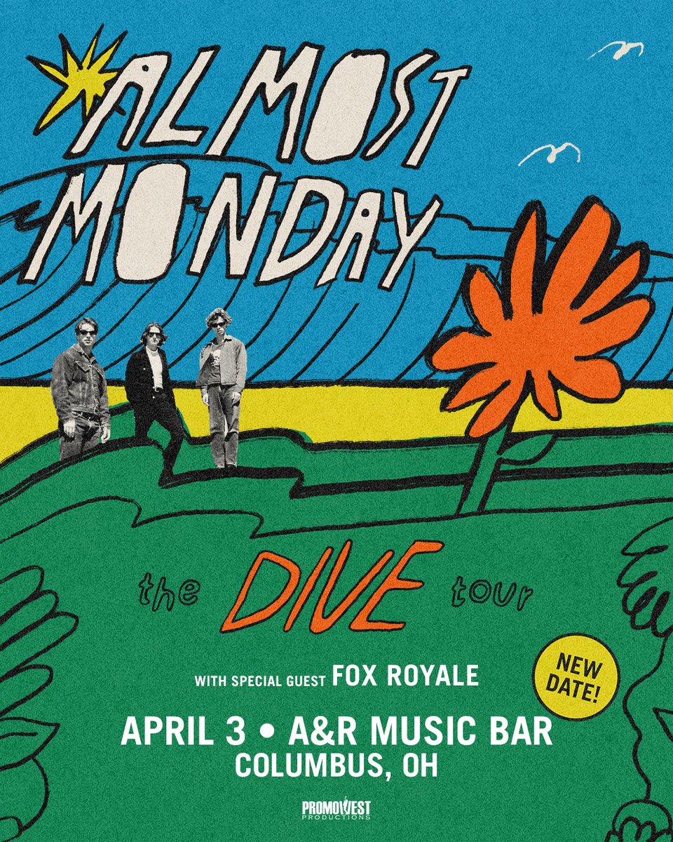 FOX ROYALE (@wearefoxroyale) on Twitter photo So excited to announce two shows we have coming up in just two weeks!
4.3.2025 - COLUMBUS, OH // opening for <a href="/ALMOSTMONDAYY/">almost monday</a>
4.4.2025 - LYNCHBURG, VA // opening for <a href="/ColonyHouse/">COLONY HOUSE</a>
We’ve been having a fun year so far. Incredibly grateful to both of these bands for having us out So excited to announce two shows we have coming up in just two weeks!
4.3.2025 - COLUMBUS, OH // opening for <a href="/ALMOSTMONDAYY/">almost monday</a>
4.4.2025 - LYNCHBURG, VA // opening for <a href="/ColonyHouse/">COLONY HOUSE</a>
We’ve been having a fun year so far. Incredibly grateful to both of these bands for having us out