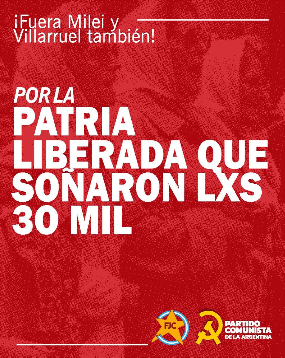 🟥 Frente al avance de los discursos y las prácticas fascistas del régimen de Milei este 24 de marzo vamos a desbordar las plazas y las calles de todo el país para dejar bien claro que Nunca Más es Nunca Más.