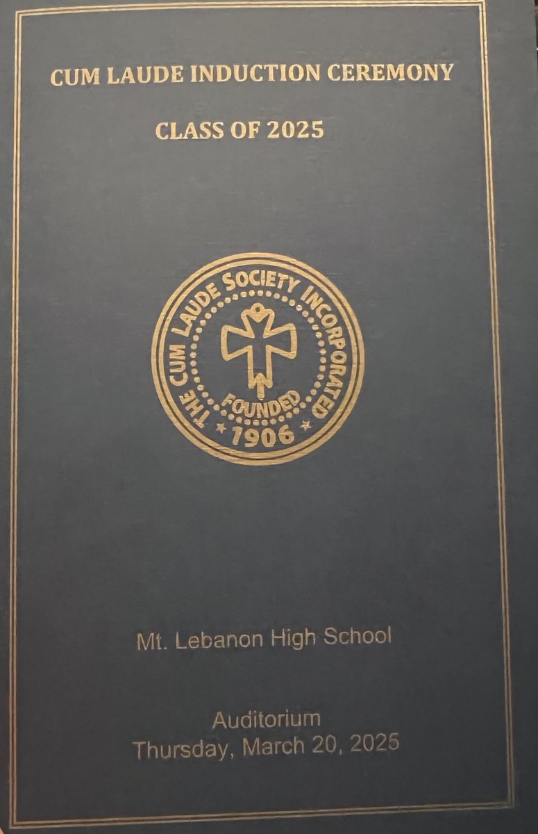 Congratulations to the Class of 2025’s Inductees into the MTLHS chapter of the Cum Laude Society! Inductees who have demonstrated excellence, justice, honor, &amp; truth throughout their high school career.  ⁦<a href="/jthompsonmtlsd/">Joel Thompson</a>⁩