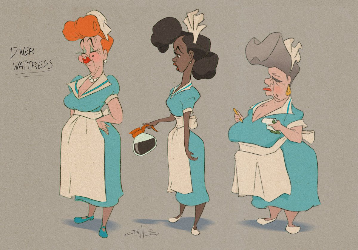 Diner waitress designs #TheDayTheEarthBlewUp
