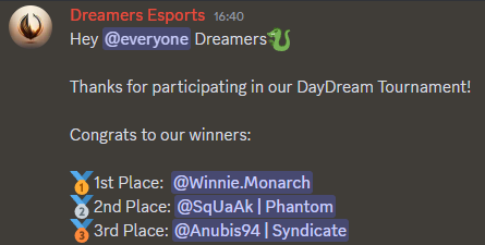 Winnie.Monarch (@winnieilv) on Twitter photo I just want to say a big thank you to the <a href="/DreamerE_Sports/">Dreamers Esports</a> for organizing the tournament.๐
This is my first win in an Illuvium competition!๐ฅ
I'm so happy!๐ฅน
#Illuvium
<a href="/illuviumio/">Illuvium</a>
<a href="/KieranWarwick/">Kieran.eth</a>
<a href="/nYlErXz/">nYlErXz</a>
<a href="/DickKingz/">DickKingz.eth โ๏ธ</a> I just want to say a big thank you to the <a href="/DreamerE_Sports/">Dreamers Esports</a> for organizing the tournament.๐
This is my first win in an Illuvium competition!๐ฅ
I'm so happy!๐ฅน
#Illuvium
<a href="/illuviumio/">Illuvium</a>
<a href="/KieranWarwick/">Kieran.eth</a>
<a href="/nYlErXz/">nYlErXz</a>
<a href="/DickKingz/">DickKingz.eth โ๏ธ</a>