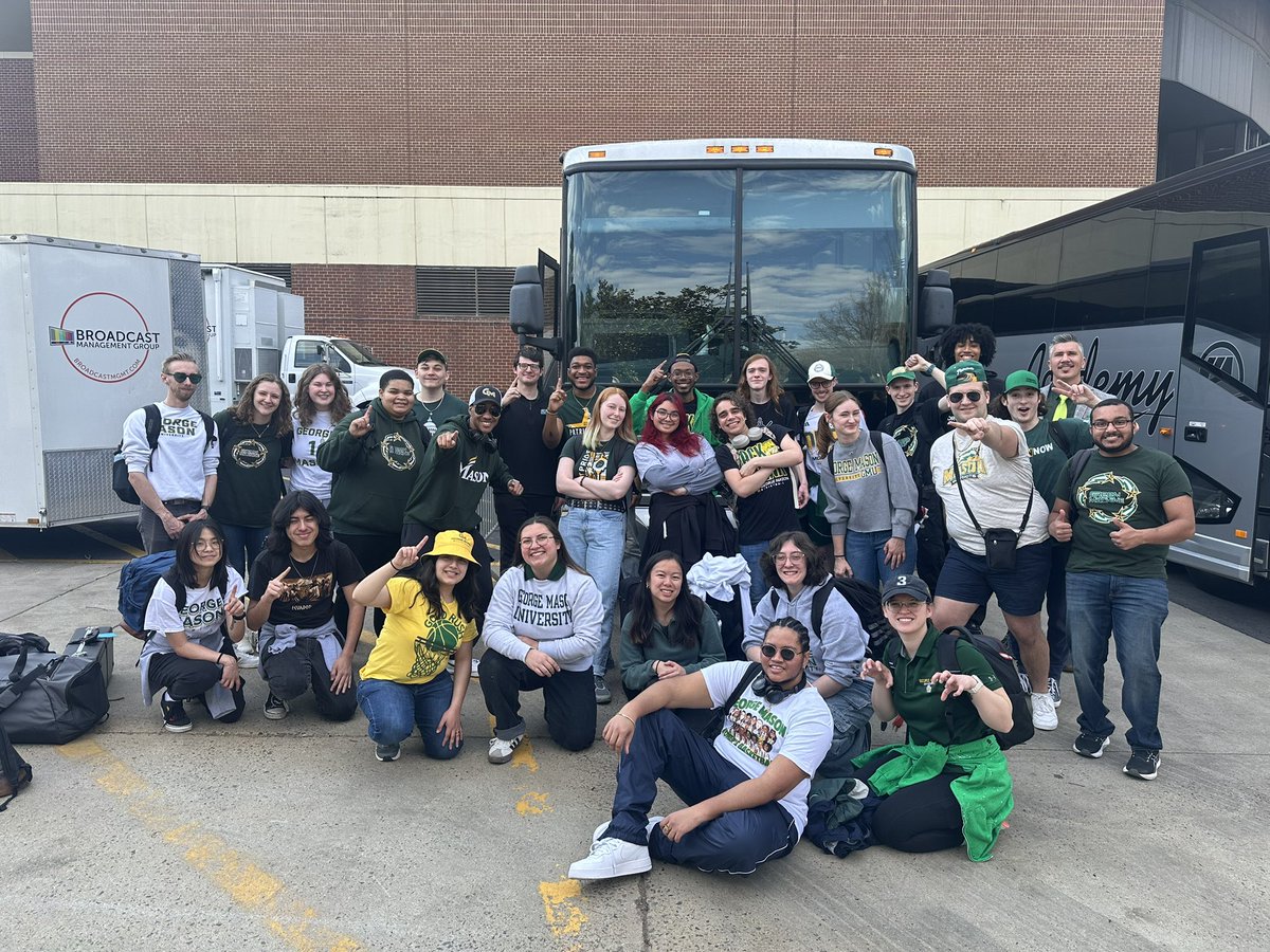 GMU Green Machine (@gmugreenmachine) on Twitter photo n 1989 <a href="/MasonMBB/">George Mason Men's Basketball</a> went to their 1st <a href="/MarchMadnessMBB/">NCAA March Madness</a> & the George Mason Pep Band boarded a bus to join them in Tucson, AZ.
Today @masonwbb departed for their 1st @marchmadnesswbb & the Green Machine boarded a bus to join them in Baton Rouge, LA!
#Umbutu #BelieveBig
#ChooseMason n 1989 <a href="/MasonMBB/">George Mason Men's Basketball</a> went to their 1st <a href="/MarchMadnessMBB/">NCAA March Madness</a> & the George Mason Pep Band boarded a bus to join them in Tucson, AZ.
Today @masonwbb departed for their 1st @marchmadnesswbb & the Green Machine boarded a bus to join them in Baton Rouge, LA!
#Umbutu #BelieveBig
#ChooseMason