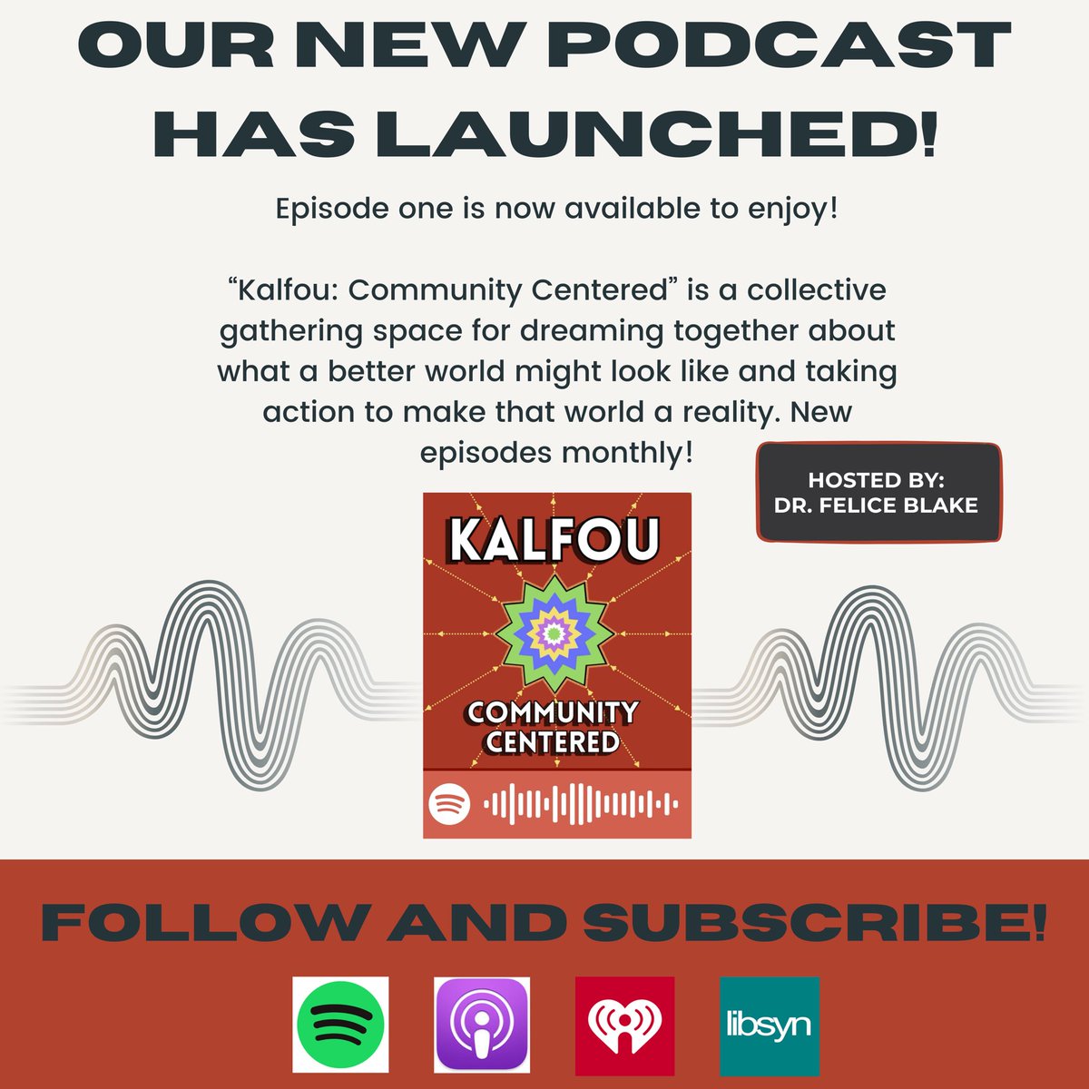 Our podcast is here! 🗣️ 🎙️ 

Check out the platform links to listen now: 
🔹Spotify: open.spotify.com/show/5vProwAK8… 
🔹Apple Podcast: Apple Podcasts 
🔹iHeart: iheart.com/podcast/263-ka…
🔹Libsyn: kalfoupod.libsyn.com 
🔹Kalfou Website: kalfou.ucsb.edu/kalfou/podcast…