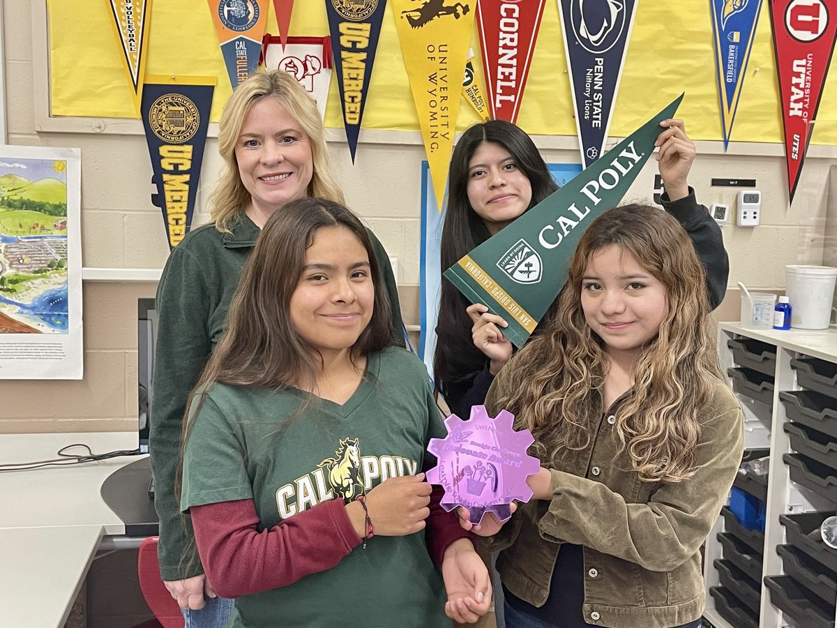 SMHS Students Win Innovate Award - Three students from Santa Maria High School won the Innovate Award after showcasing their ingenuity and leadership at the Cal Poly Society of Women Engineers (SWE) Design Challenge and Leadership Confe... smjuhsd.org/sys/content/ne…