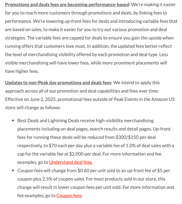 guyfosel's tweet photo. Another sneaky fee hike from Amazon... https://t.co/AHr3ukCzZl