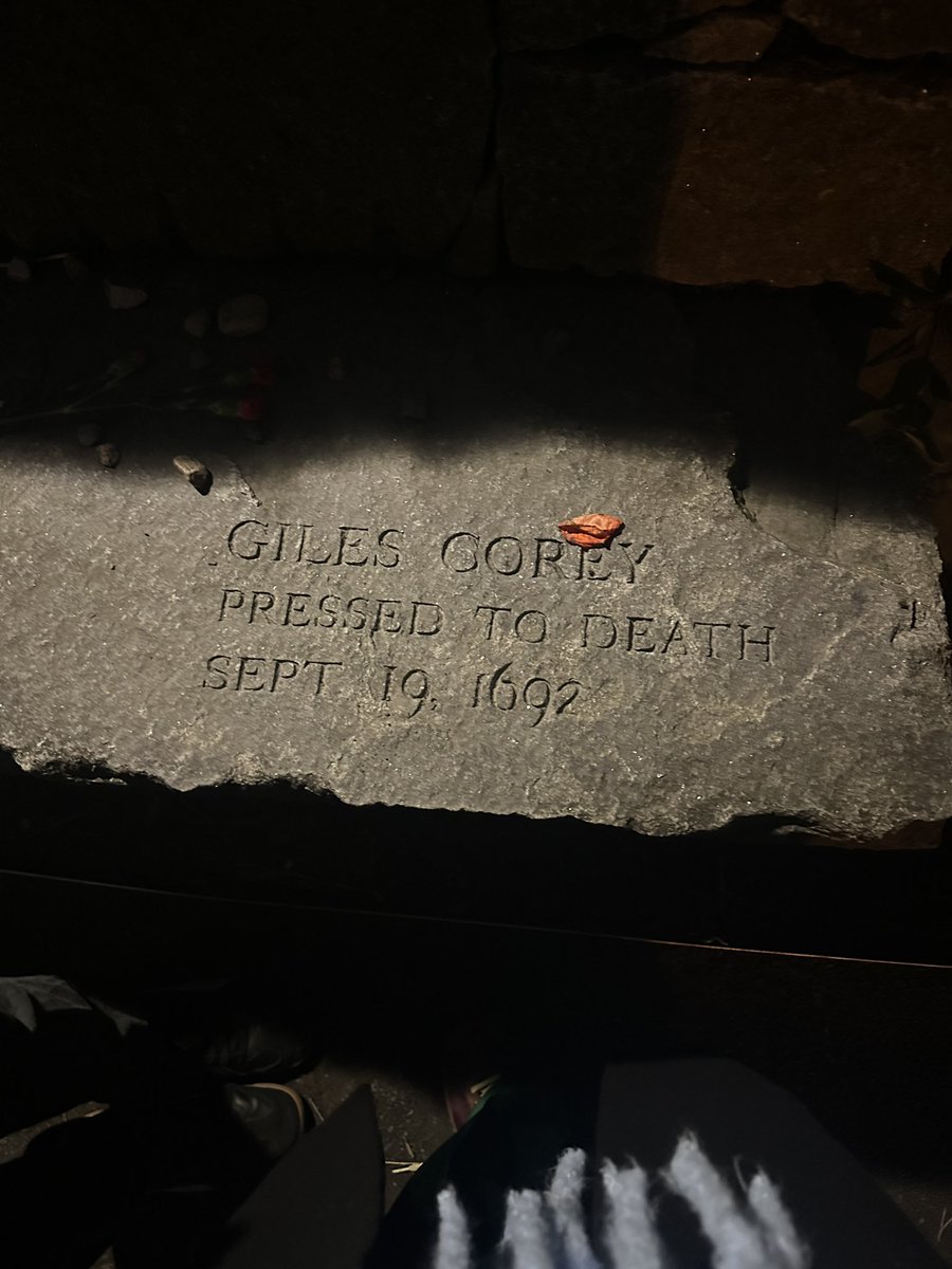 Finally visited Salem and went on a poignant tour which included the memorial for the men and women who were executed.

“I am wholly innocent of such wickedness.” 

Brave men and women who resisted the identity of the witch to the end.