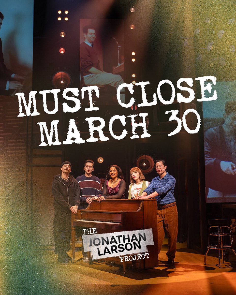 Only 10 days left to see The Jonathan Larson Project. Must close March 30. See you at the Orpheum. 💚