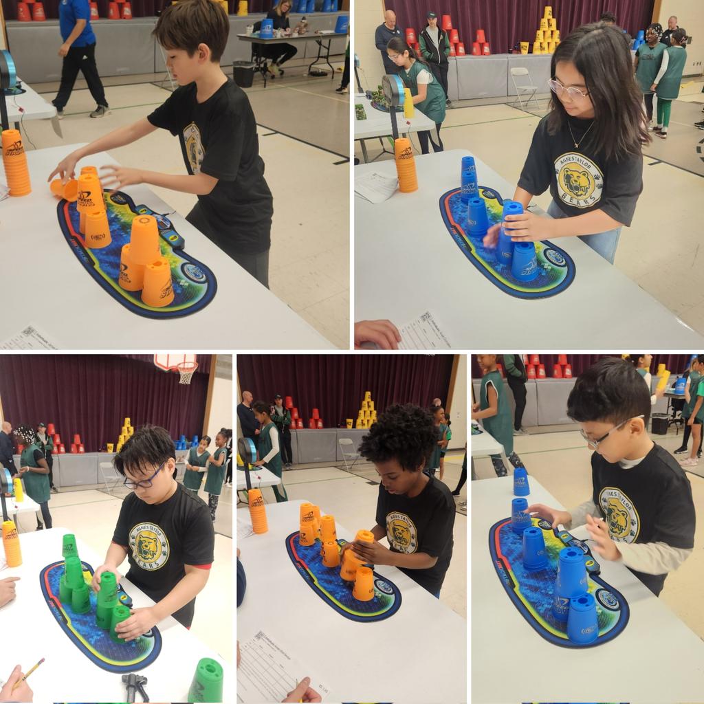 PhysEd_AT's tweet photo. Great day at our 1st ever Speed Stacking tournament!! Thx @JamesPotterPS for hosting. @PeelSchools Ss enjoyed their experience, learned a lot and already want to come back!! #bravobear https://t.co/HXWNLUAyv8