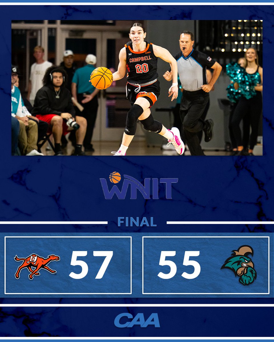 Us: " Hey Siri, define comeback for me"

Siri: " To recover from a deficit in a contest or competition."

Siri: "For example, <a href="/GoCamelsWBB/">Campbell WBB</a> came back from seven at half to earn a win in the <a href="/WomensNIT/">WNIT</a>"