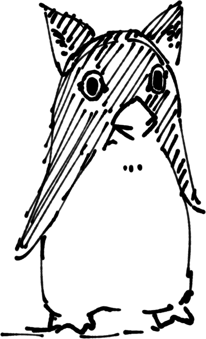 ペンギンに猫耳つけたらさぞかし可愛くなるだろうと思ったらなんか違った 