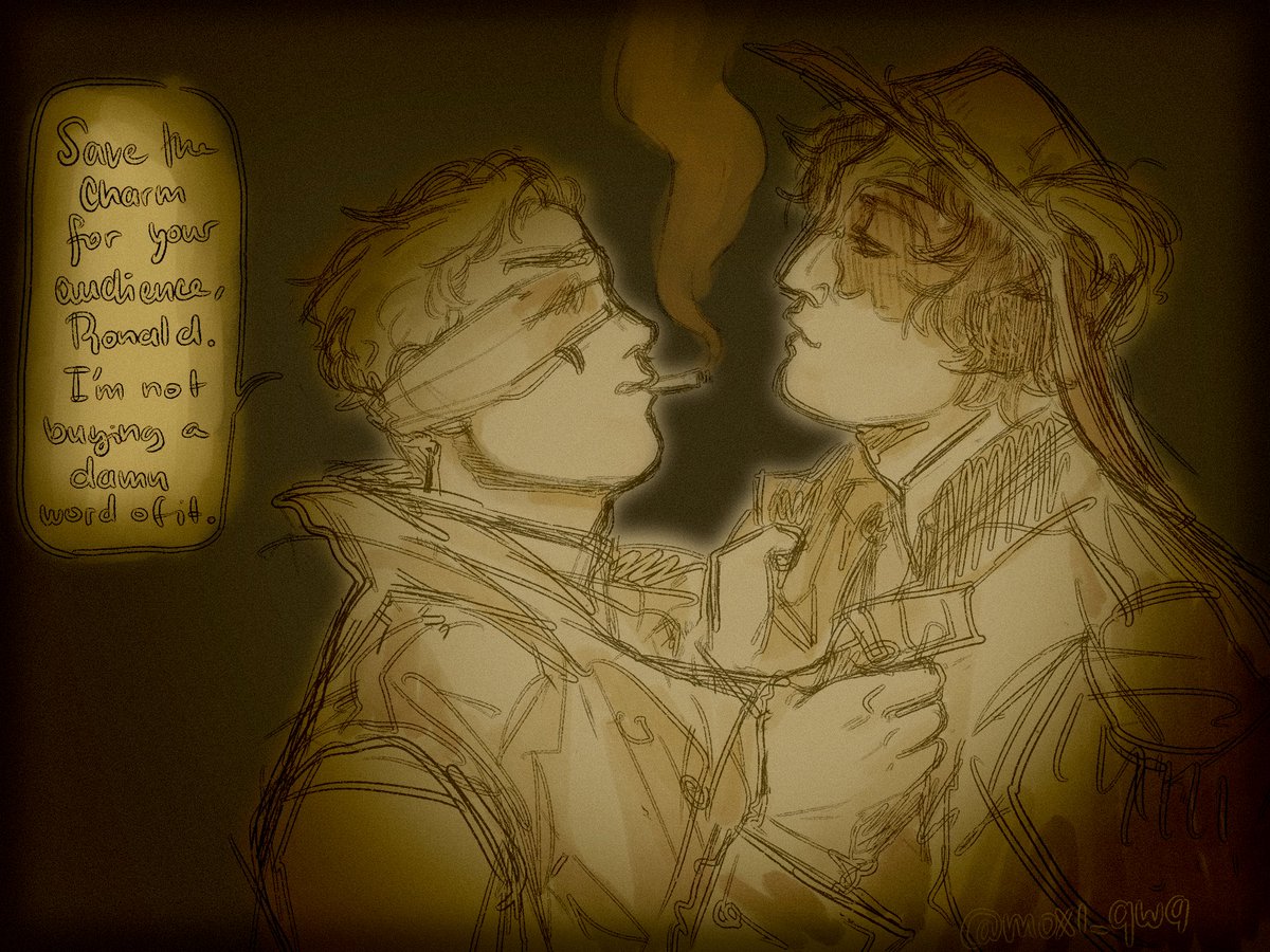 🧲“BRING RONRECLUSE BACK!!” I shout into the void bc no one since 2021 has drawn them except me😞🔮
 #探占 #norteli