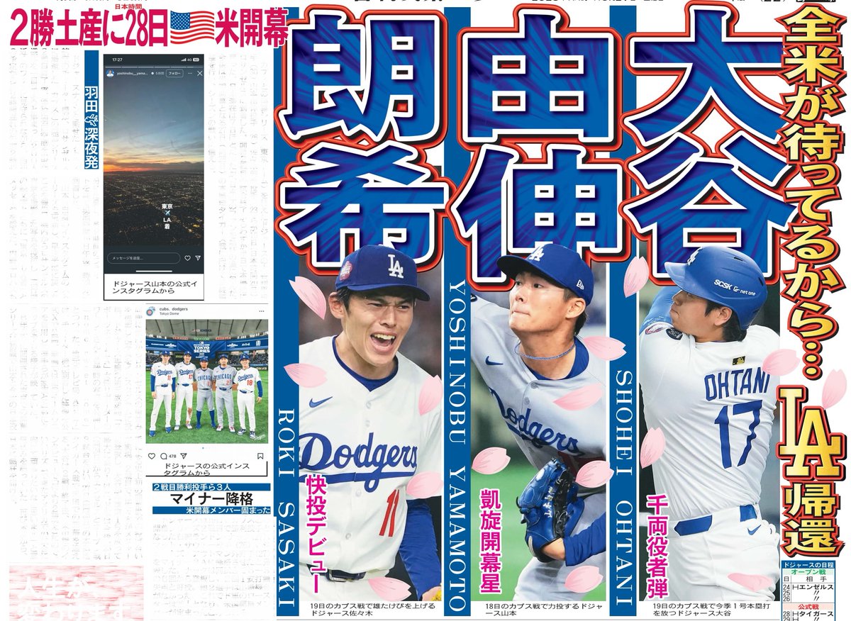 レプリカボール 山本由伸 大谷翔平 佐々木朗希 ドジャース 米国限定1個