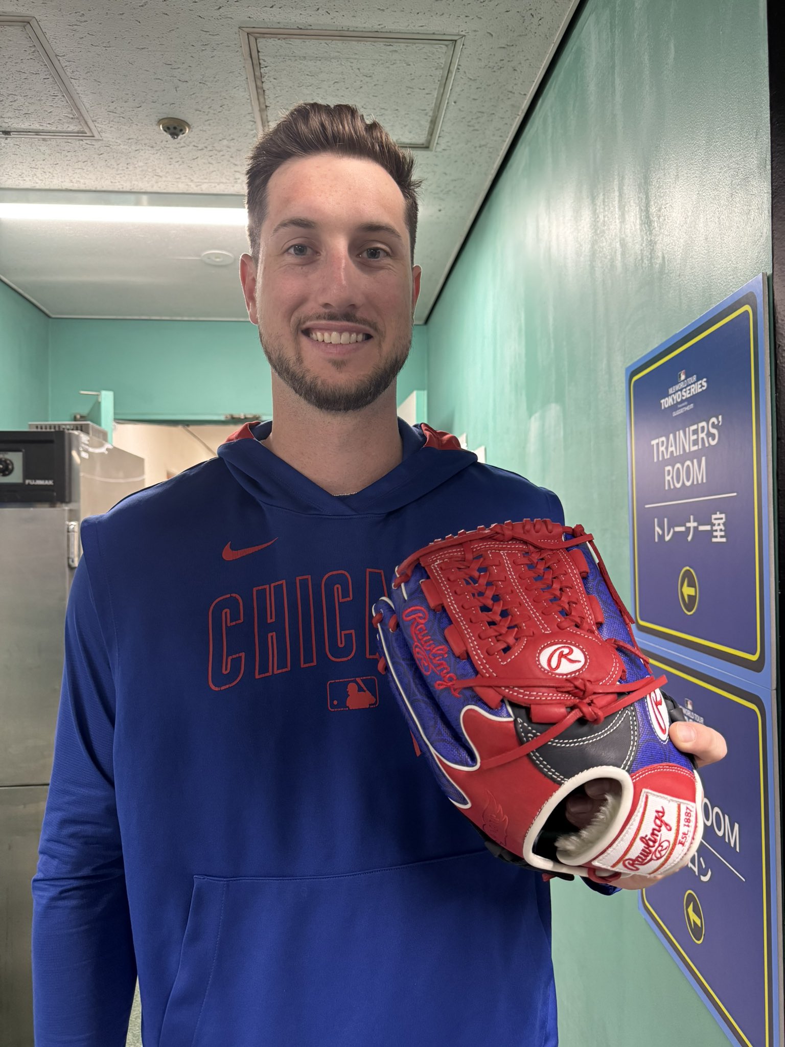 カイルタッカー　WBC 東京シリーズ アメリカ代表　直筆サインカード　カブス カイルタッカー WBC 東京シリーズ アメリカ代表 直筆サイン