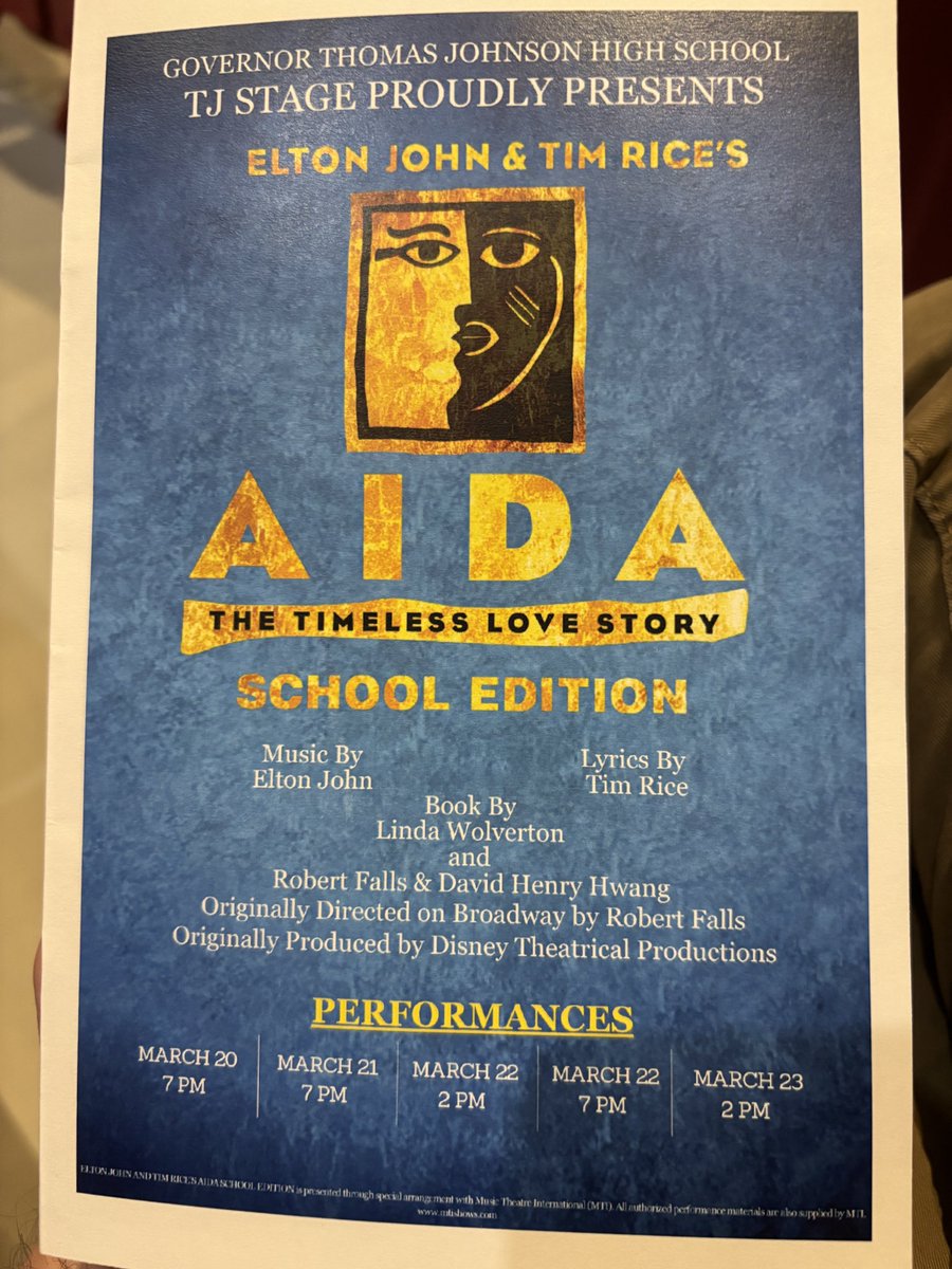Great opening night of TJHS spring musical.