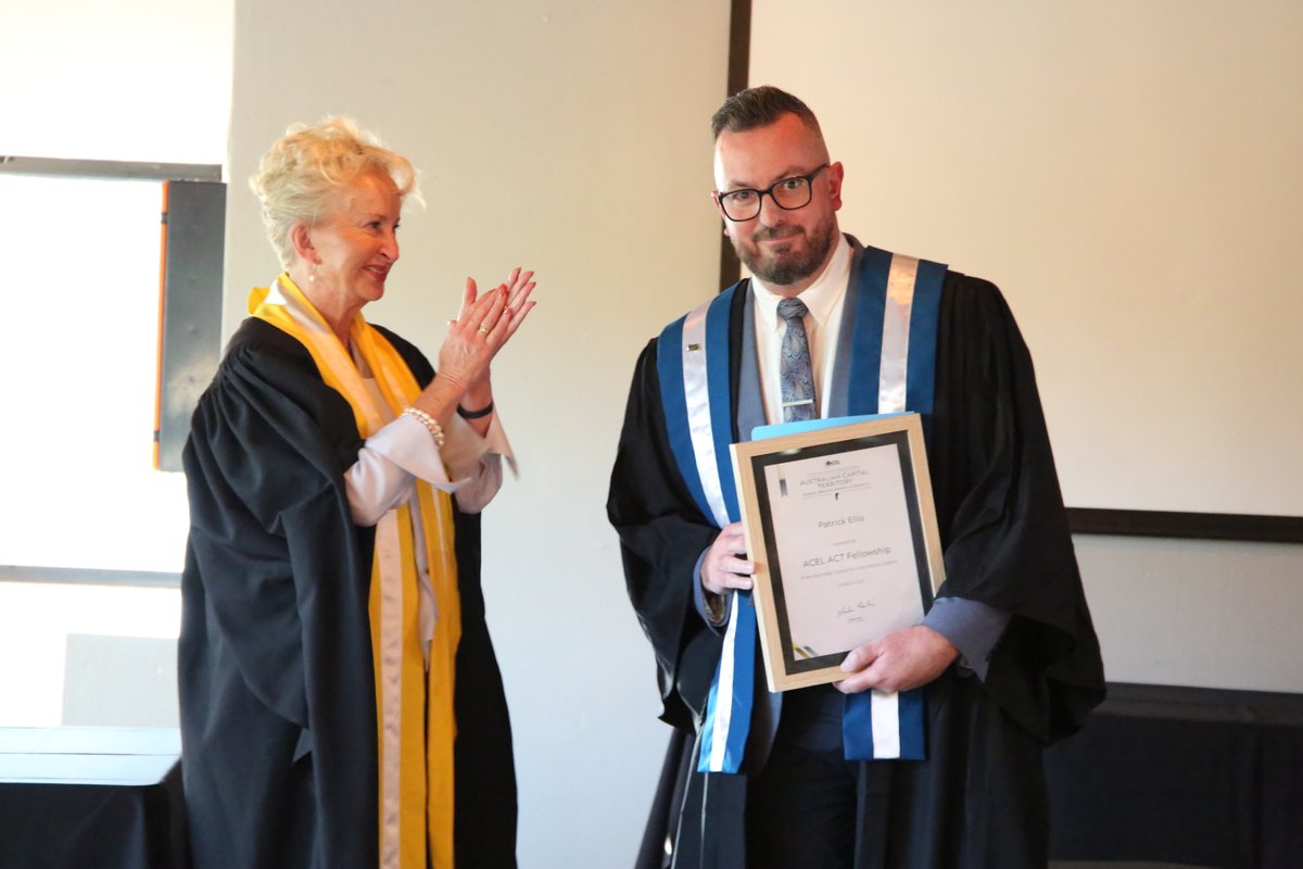 Congratulations to <a href="/ellis_patrick/">patrick ellis</a>, Education Lead, who received the ACEL ACT Fellowship Award for his outstanding leadership and dedication to transforming lives through learning. We're proud to celebrate this incredible achievement with Patrick.

#CatholicEducation #Catalyst