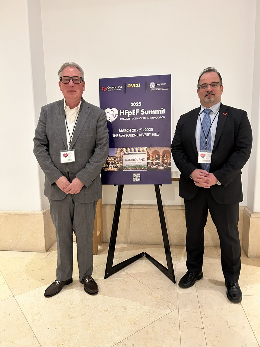 Fadi N Salloum (@salloumfn) on Twitter photo #HFpEF Summit 2025 - another year, another success. Grateful for all speakers, attendees and sponsors!
<a href="/VCUHealthHeart/">VCU Health Pauley Heart Center</a> <a href="/SmidtHeart/">Smidt Heart Institute at Cedars-Sinai</a> <a href="/LeferLab/">David Lefer</a> #HFpEF Summit 2025 - another year, another success. Grateful for all speakers, attendees and sponsors!
<a href="/VCUHealthHeart/">VCU Health Pauley Heart Center</a> <a href="/SmidtHeart/">Smidt Heart Institute at Cedars-Sinai</a> <a href="/LeferLab/">David Lefer</a>