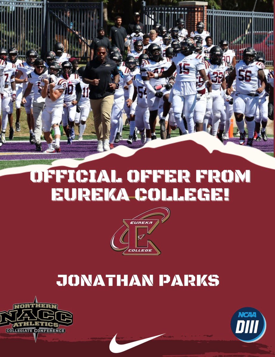 #AGTG Extremely blessed to recieve an Offer from Eureka college🙌🏾
<a href="/CoachThourogood/">Coach Thourogood</a> <a href="/starks94/">Coach Starks</a>
<a href="/coachHoggard/">Jon Hoggard</a> #godevils
