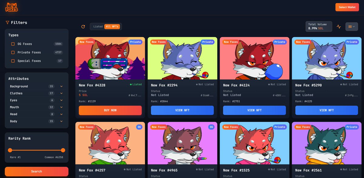 🦊🚀 BIG NEWS, FOXES! 🚀🦊
Introducing shop.newfoxes.com – the exclusive marketplace for New Foxes NFTs! 🎉
Buy, sell, and trade your foxes with ease, designed for newbies and OGs alike. 🌟 
We’re making Web3 simple to onboard the world #NewFoxes #NOX 💪