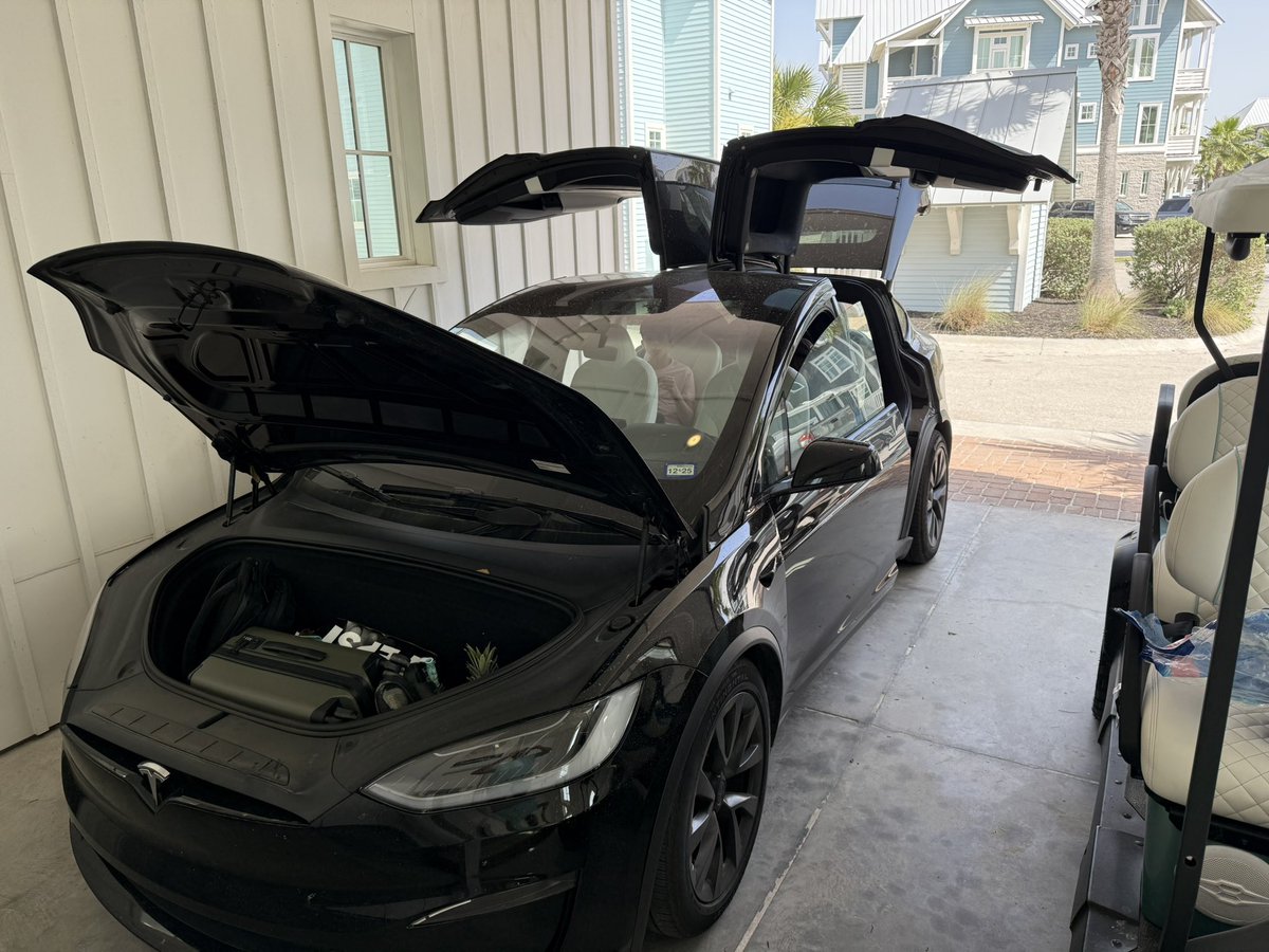 Robert Martin (@robbymd3) on Twitter photo The @tesla <a href="/modelx/">Model X</a> is the ultimate family vehicle for vacations and roadtrips. We just took a trip to <a href="/portaransas/">Port Aransas</a> and stayed <a href="/CinnamonShore/">Cinnamon Shore</a>. We had an amazing time. We were able to fit 2 adults, 3 kids and our golden doodle with plenty of space for suitcases, food and my guitar. The @tesla <a href="/modelx/">Model X</a> is the ultimate family vehicle for vacations and roadtrips. We just took a trip to <a href="/portaransas/">Port Aransas</a> and stayed <a href="/CinnamonShore/">Cinnamon Shore</a>. We had an amazing time. We were able to fit 2 adults, 3 kids and our golden doodle with plenty of space for suitcases, food and my guitar.