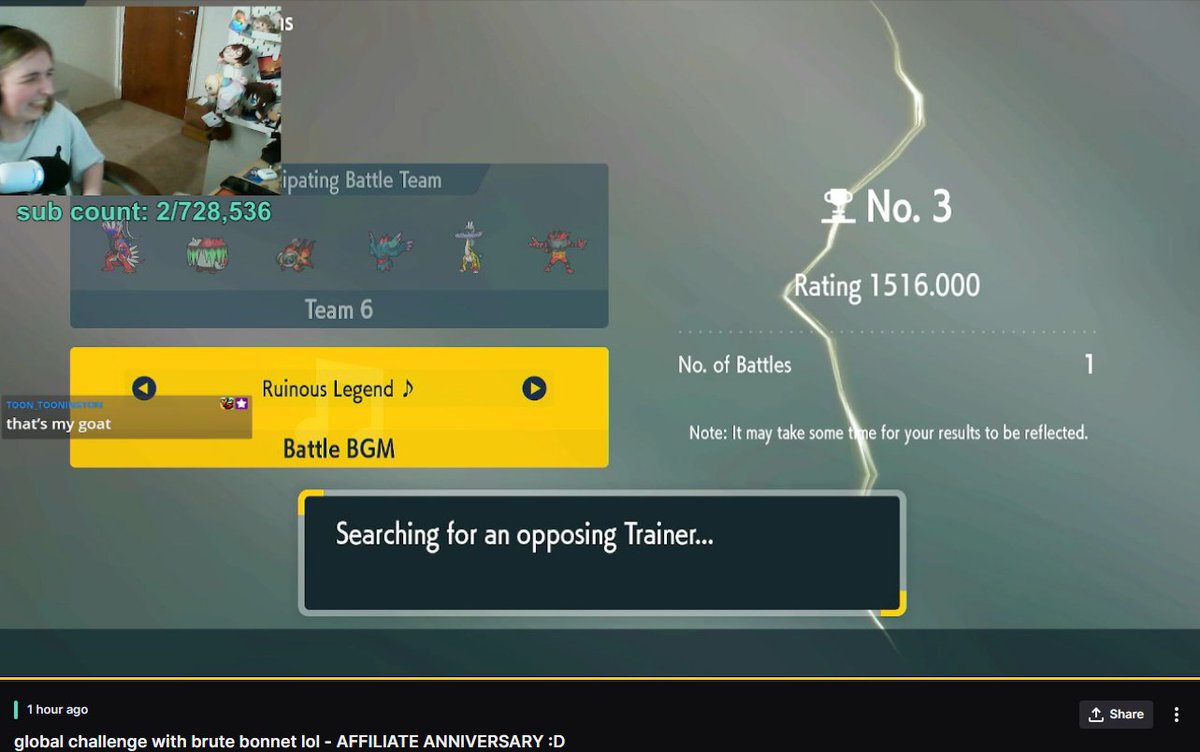 STOP THE COUNT I'LL SETTLE FOR THIRD