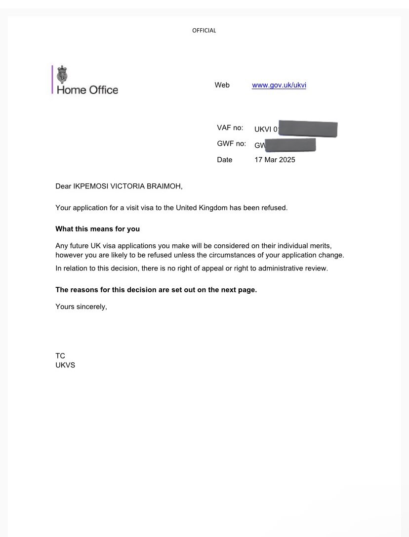 It is a chance to grow, connect, and bring my dreams closer. 

It’s a chance to learn and get insights, a chance to get access to top professionals and boost my career. A good opportunity right?

However, the UK Embassy denied my VISA 🥲 I didn’t even get a right to appeal 🥲