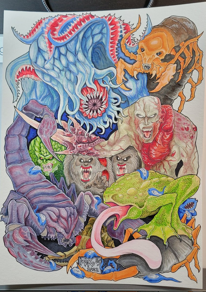Mako85art's tweet image. Noticed some new followers;
HI! I&apos;m Mako, a traditional multifandom artist working with copic markers and ballpoint pens who enjoys drawing as a hobby. This year I&apos;ve slowed down a bit to recover from health issues, I hope you don&apos;t mind waiting as I get back on track❤️ thank you