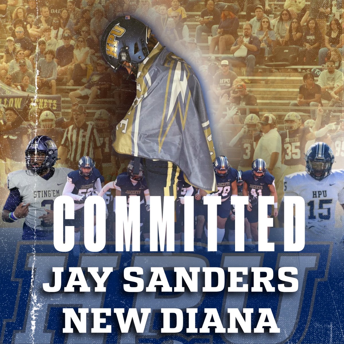 Jay Sanders (@jaysand76232184) on Twitter photo after an amazing visit with <a href="/CoachGipson11/">Coach Gipson</a> and HPU coaching staff i’m proud to announce my commitment to <a href="/HPUFootball/">Howard Payne University Football</a> 🙏🏽✝️#Committed #blessed after an amazing visit with <a href="/CoachGipson11/">Coach Gipson</a> and HPU coaching staff i’m proud to announce my commitment to <a href="/HPUFootball/">Howard Payne University Football</a> 🙏🏽✝️#Committed #blessed