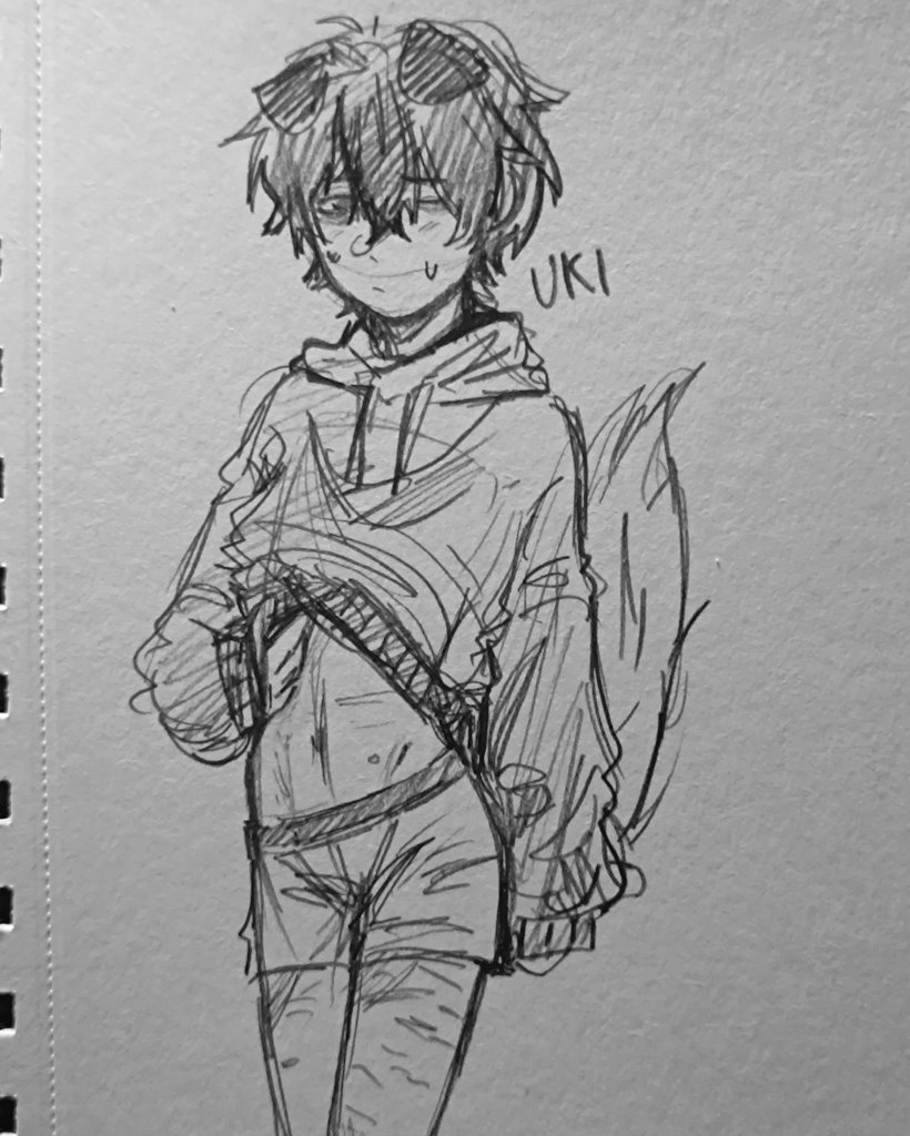 So I drew my persona (literally myself)