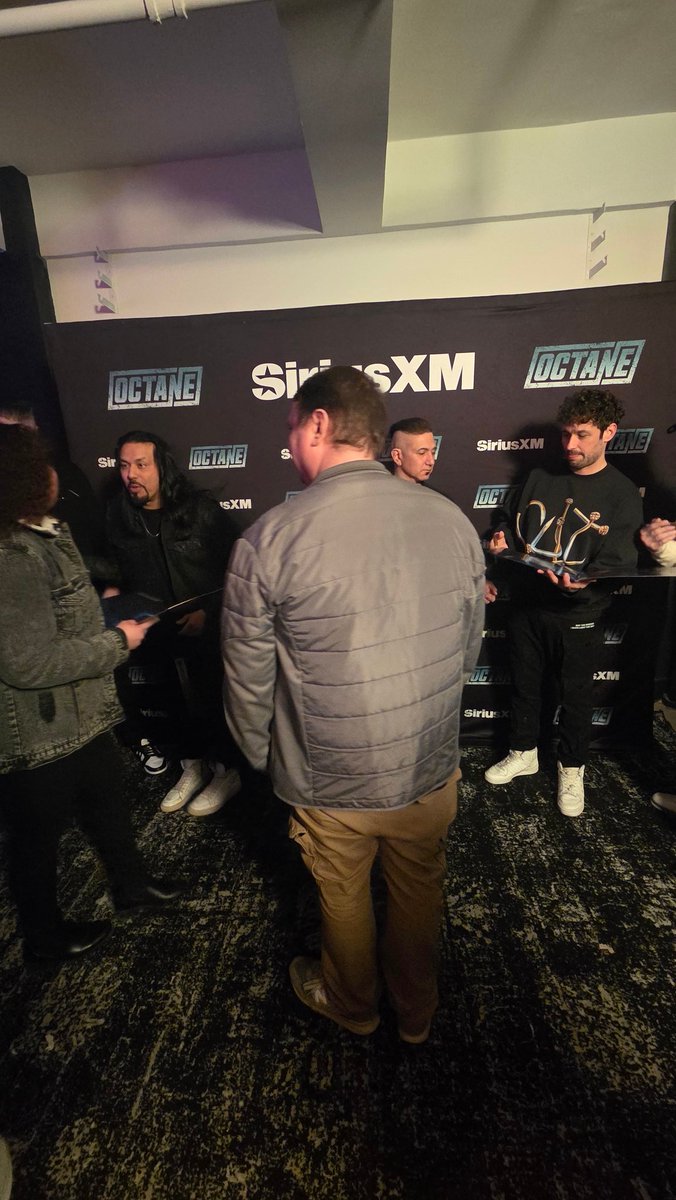 What an awesome experience! Won an opportunity to see Pop Evil do an special acoustic and electric set plus a meet and greet AND got their new album on vinyl... signed! <a href="/SIRIUSXM/">SiriusXM</a> <a href="/siriusoctane/">Octane</a> <a href="/PopEvil/">Pop Evil</a> #PopEvil