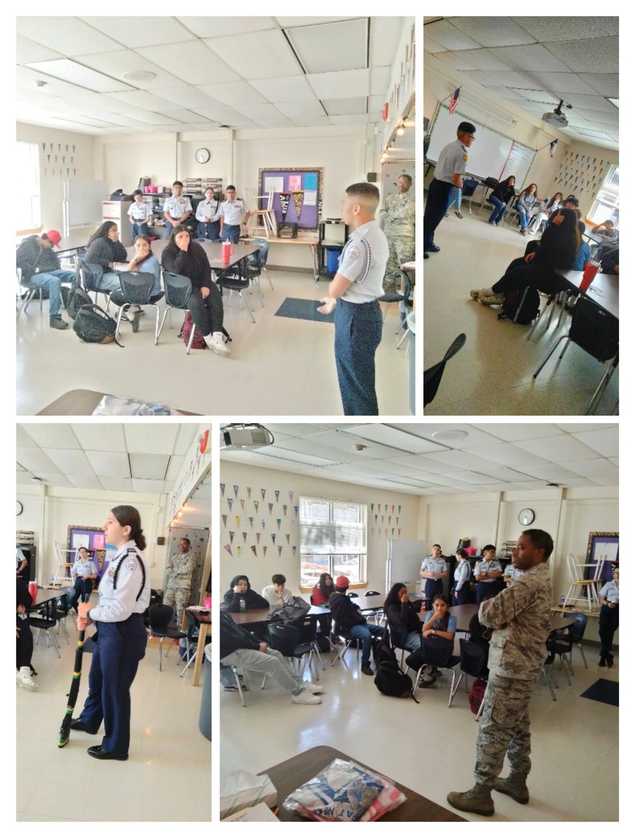 NeffCounselors's tweet image. A BIG THANK YOU to @NISDHolmes JROTC and Lt. Col. Davis for coming out and presenting to our 8th graders! "Change starts with you" 😀 @NISDPatNeff