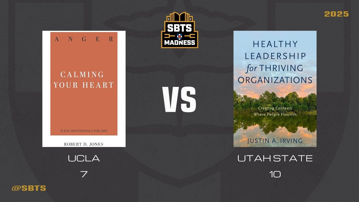Southern Seminary (@sbts) on Twitter photo Two powerful books. One easy way to win.
It's game time—and that means another SBTS Madness Giveaway.
• Anger: Calming Your Heart by Jones — <a href="/prpbooks/">P&R Publishing</a>
• Healthy Leadership for Thriving Organizations by Irving - @bakeracademic
Repost this tweet to enter.
See all the giveaways Two powerful books. One easy way to win.
It's game time—and that means another SBTS Madness Giveaway.
• Anger: Calming Your Heart by Jones — <a href="/prpbooks/">P&R Publishing</a>
• Healthy Leadership for Thriving Organizations by Irving - @bakeracademic
Repost this tweet to enter.
See all the giveaways