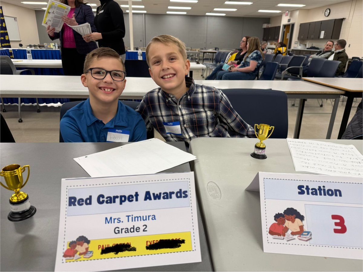 lorek33's tweet image. Super proud of these two boys and their families who presented tonight at the School Board meeting about our recent Red Carpet event.