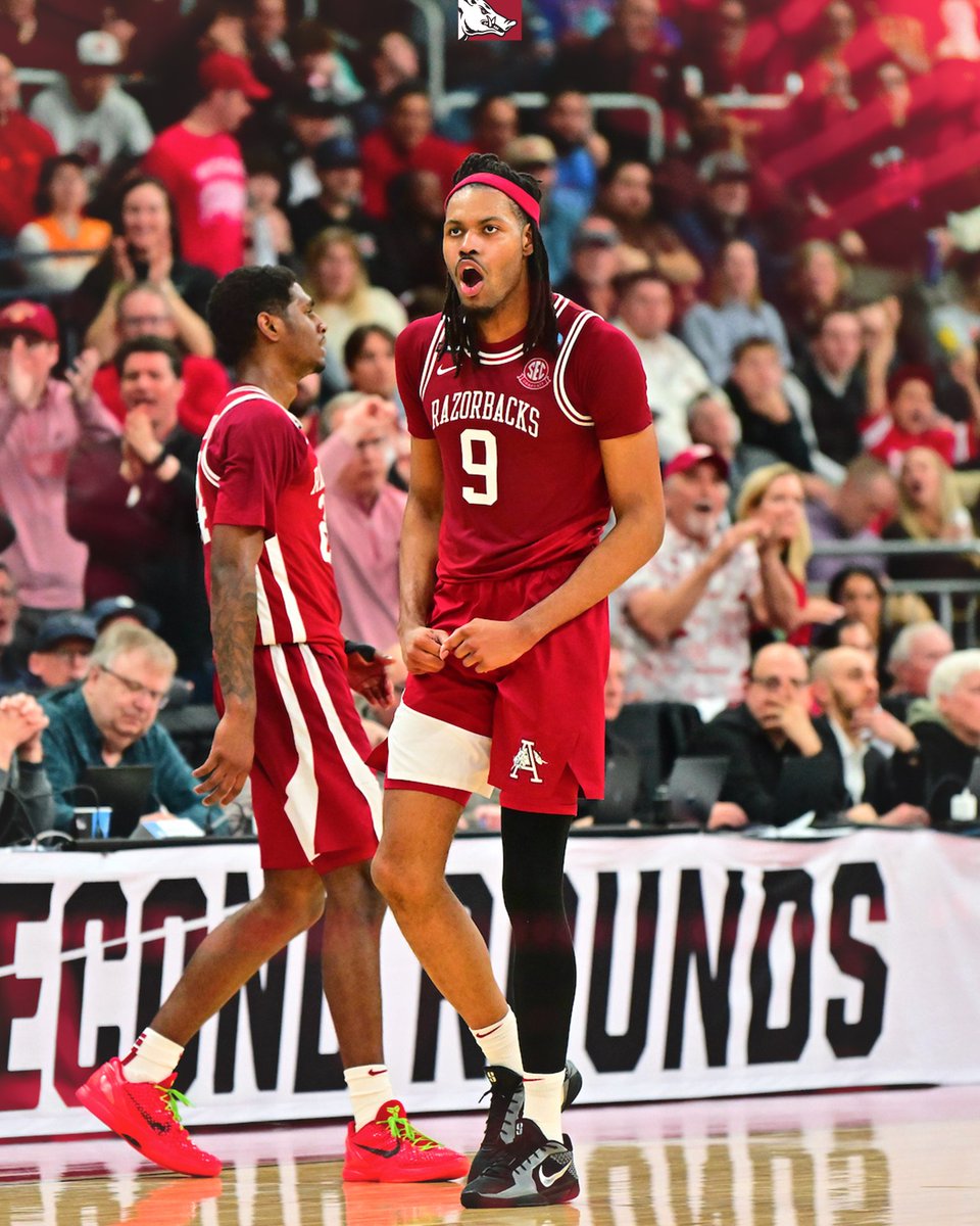 SLAM University (@slam_university) on Twitter photo Jonas Aidoo and Arkansas are moving on past Kansas ๐จ
๐ 22 PTS
๐ 5 REB
๐ 3 STL
๐ 3 BLK
<a href="/RazorbackMBB/">Arkansas Razorbacks Menโs Basketball ๐</a> Jonas Aidoo and Arkansas are moving on past Kansas ๐จ
๐ 22 PTS
๐ 5 REB
๐ 3 STL
๐ 3 BLK
<a href="/RazorbackMBB/">Arkansas Razorbacks Menโs Basketball ๐</a>