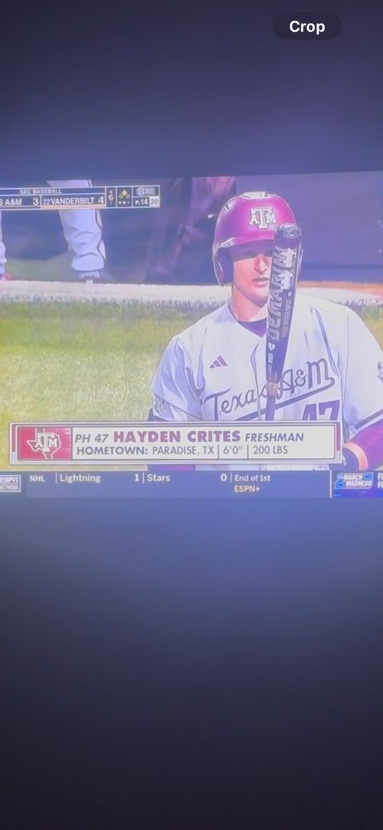 Joe (@jcritesftw) on Twitter photo Hayden got his first college AB tonight against Vanderbilt!!! Not the outcome he would have liked, but got the jitters out. Super proud of him!! <a href="/Paradise_BSB/">Paradise Baseball</a> <a href="/follow_cobras/">Cooperstown Cobras</a> Hayden got his first college AB tonight against Vanderbilt!!! Not the outcome he would have liked, but got the jitters out. Super proud of him!! <a href="/Paradise_BSB/">Paradise Baseball</a> <a href="/follow_cobras/">Cooperstown Cobras</a>