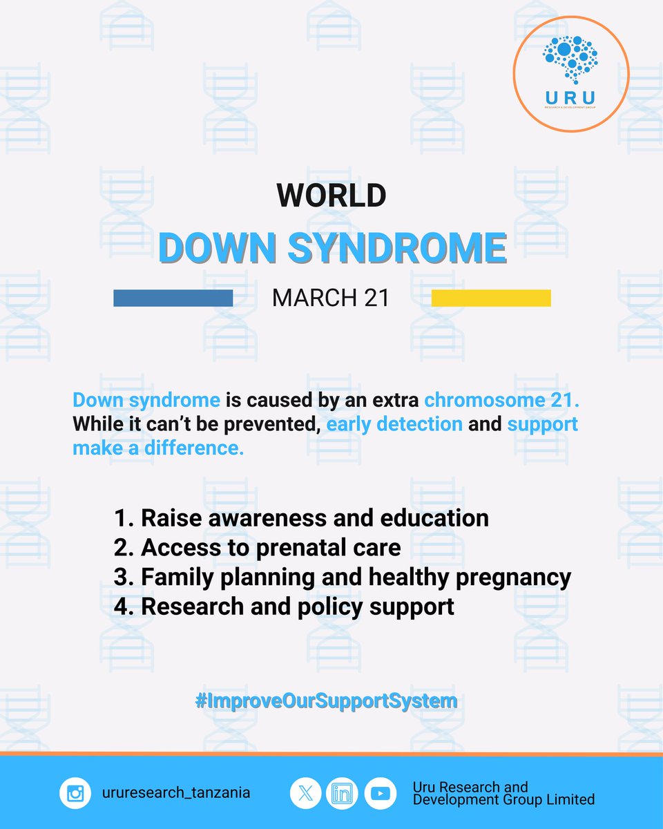 This #WorldDownSyndromeDay, let's commit to building stronger support systems that empower individuals with Down syndrome with choice, dignity, and control over their lives. Together, we can create a more inclusive world! #ImproveOurSupport #WDSD2025