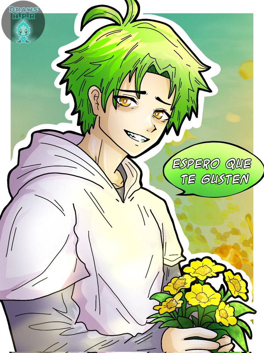 boy_hongo's tweet photo. Se pausa la sabrosura porque Eckto se le ablando el corazón y quiso darles un obsequio 💛
#Oc #originalcharacter #Eckto #Ghost #YellowFlowers #SFW #DigitalArt #digitalartwork #originalartwork https://t.co/oIOgLxievR