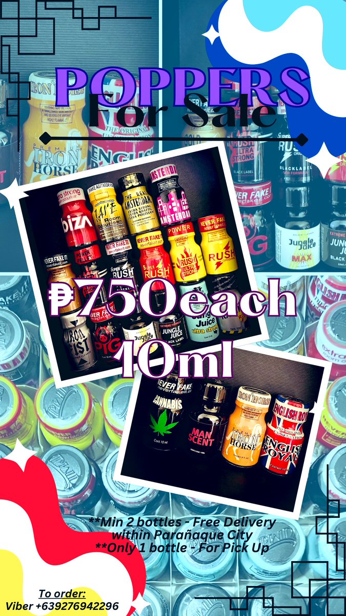 Parañaque Area - Poppers for sale