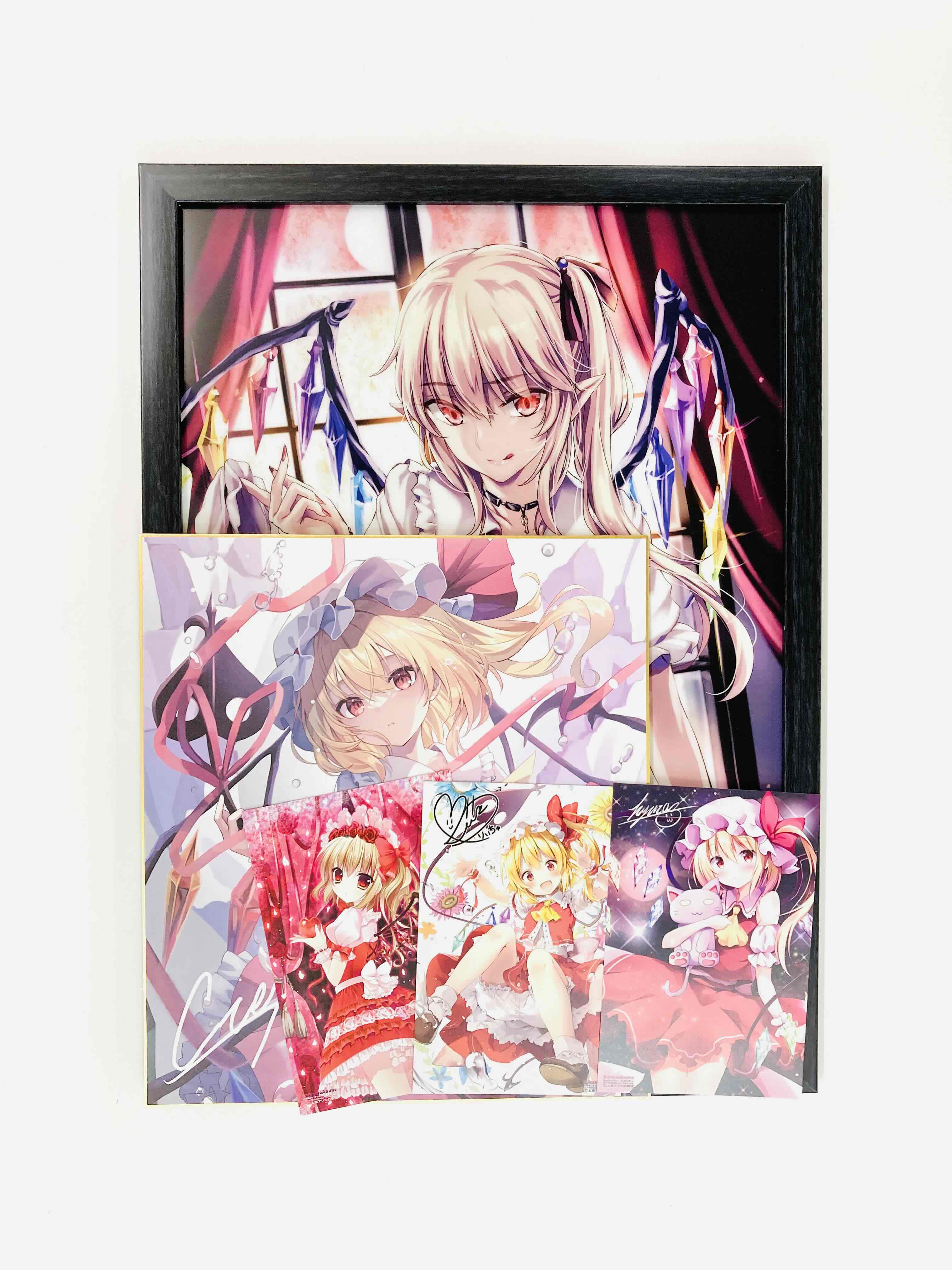 東方project　ひゅらさん先生　直筆サイン入り　A3イラストフィルム 東方project ひゅらさん先生 直筆サイン入り A3イラストフィルム 東方