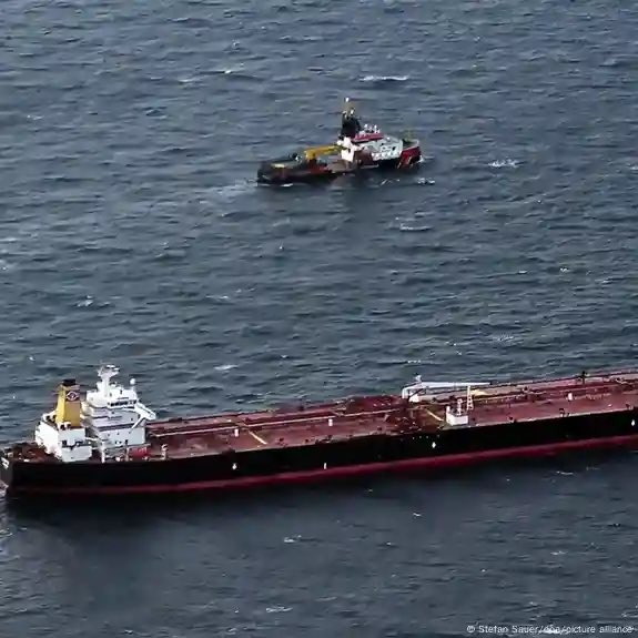 Tendar's tweet photo. German authorities have officially confiscated the Eventin, a tanker of Russia‘s shadow fleet. The cargo will be transferred to the German state and sold.

The ship has been impounded in January while being adrift near the German coast.

Source: Spiegelonline https://t.co/4KTCDVCO4d
