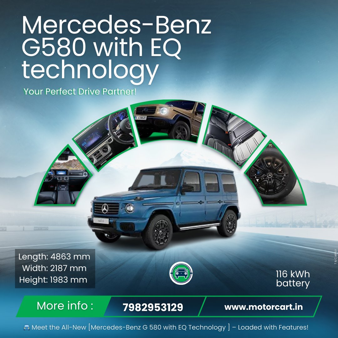 Motorcartin's tweet photo. 🚙 Experience the Power of Innovation! ⚡

📞 7982953129
🌐 Visit: https://t.co/h44FINnF20

#MercedesBenz #G580 #EQTechnology #LuxurySUV #Motorcart https://t.co/eFCAZgSczi