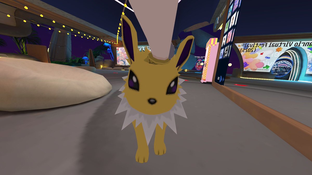 Pat the jolteon⚡️#VRChat #jolteon #Pokemon #cute