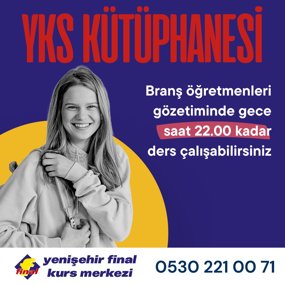 mersinfinalvip's tweet photo. YKS Kütüphanesi

Branş öğretmenleri gözetiminde gece saat 22.00 kadar ders çalışabilirsiniz.

Yenişehir Final Kurs Merkezi 
05302210071 https://t.co/jhmTTatpkL