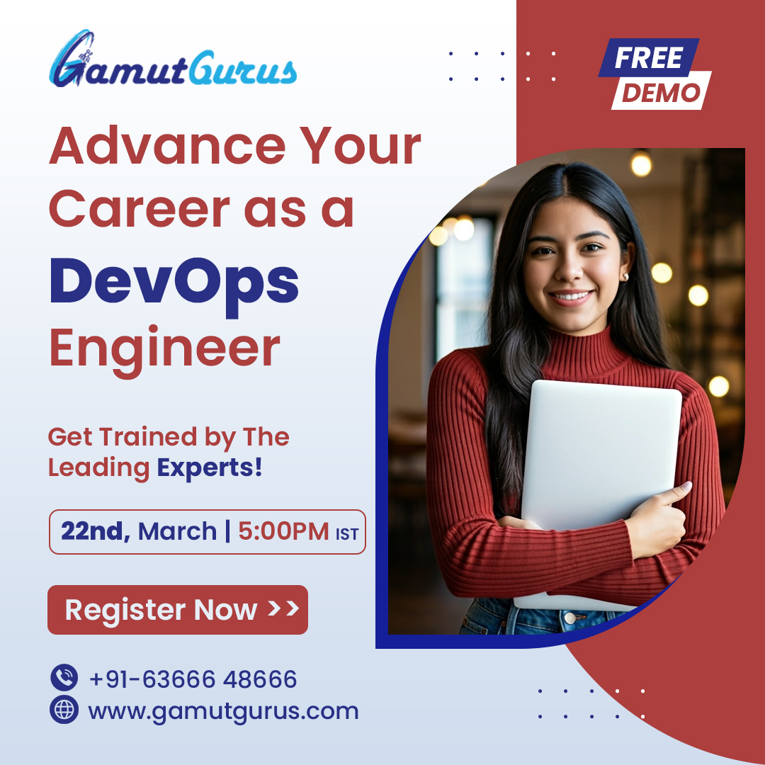 Gamutgurus's tweet photo. 🛑 𝐅𝐑𝐄𝐄 𝐃𝐄𝐌𝐎 🛑
𝐀𝐭𝐭𝐞𝐧𝐝 𝐋𝐢𝐯𝐞 𝐖𝐞𝐛𝐢𝐧𝐚𝐫: Advance Your Career as a DevOps Engineer
Get Trained by The Leading Experts!
Saturday, 22nd March, 05:00PM,
𝓕𝓸𝓻 𝓜𝓸𝓻𝓮 𝓓𝓮𝓽𝓪𝓲𝓵𝓼: 📱 Call: +91-63666 48666 https://t.co/dGecWE2FXf
