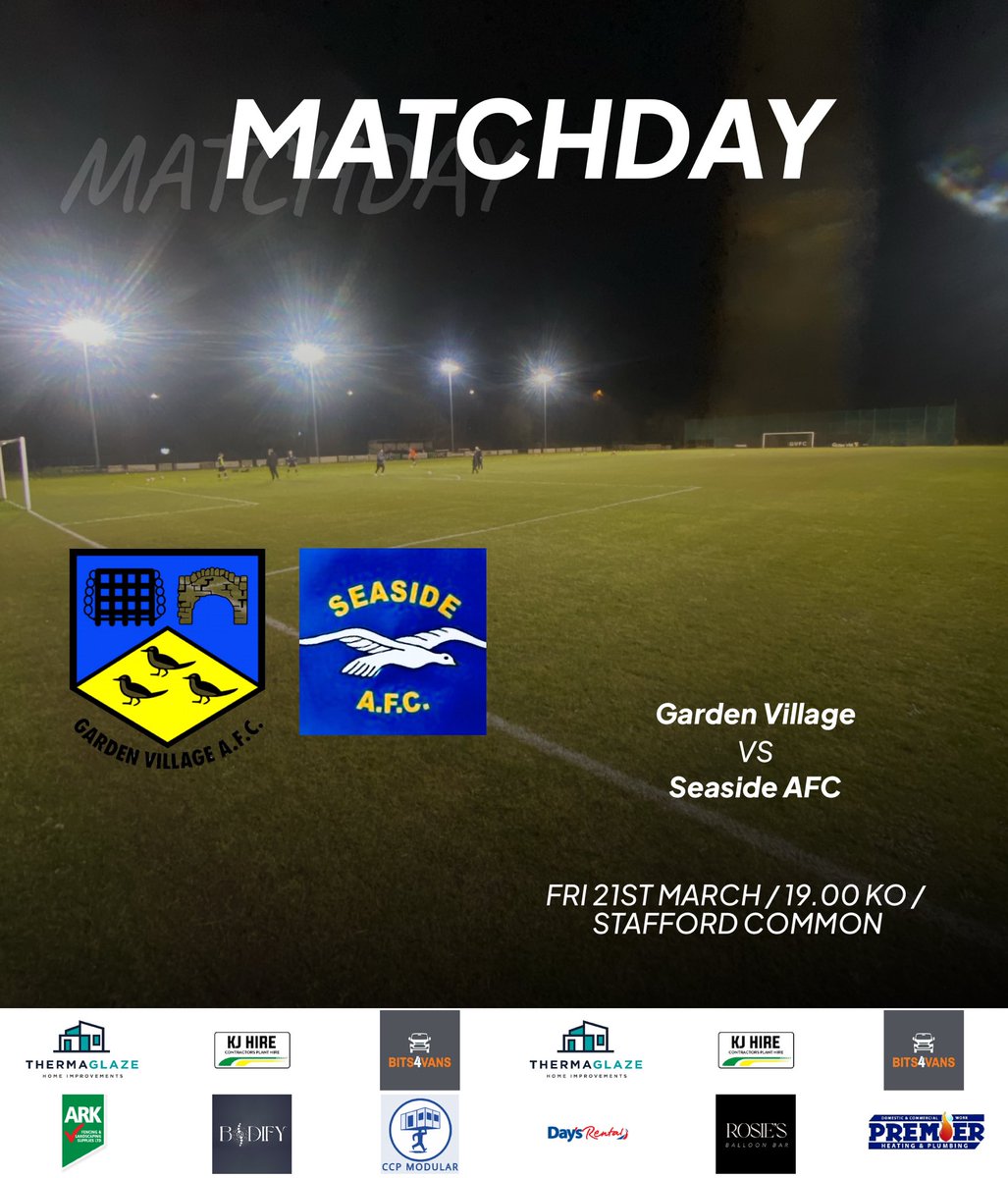 Garden Village AFC (@gardenvillage12) on Twitter photo ⚽️MATCHDAY 21/3/25 ⚽️ FRIDAY NIGHT UNDER THE LIGHTS. It’s the last home game of the season v <a href="/SEASIDEAFC/">Seaside AFC</a> . Join us for 7pm KO as the boys look to put the disappointments of last week behind them. Gates open 18.30hrs hot food and refreshments 🌭☕️ #fnf #uppavillage <a href="/PremierWales/">The Macron West Wales Premier League</a> ⚽️MATCHDAY 21/3/25 ⚽️ FRIDAY NIGHT UNDER THE LIGHTS. It’s the last home game of the season v <a href="/SEASIDEAFC/">Seaside AFC</a> . Join us for 7pm KO as the boys look to put the disappointments of last week behind them. Gates open 18.30hrs hot food and refreshments 🌭☕️ #fnf #uppavillage <a href="/PremierWales/">The Macron West Wales Premier League</a>